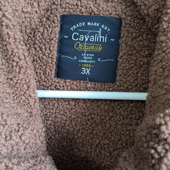 Cavalini Brown Faux Jacket with Cozy Lining - Picture 5 of 5